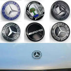 57mm Star Flat Hood Bonnet Logo Emblem Badge stickers For Mercedes Benz W204 W124 W201 W202 W212 W220 W205 automobile Accessorie