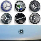57mm Star Flat Hood Bonnet Logo Emblem Badge stickers For Mercedes Benz W204 W124 W201 W202 W212 W220 W205 automobile Accessorie