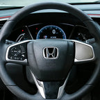 Honda Car Steering Wheel Logo Emblem H Badge Sticker for Honda Civic Accord CR-V Fit HRV Odyssey Vezel Auto Interior Accessories