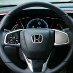 Honda Car Steering Wheel Logo Emblem H Badge Sticker for Honda Civic Accord CR-V Fit HRV Odyssey Vezel Auto Interior Accessories