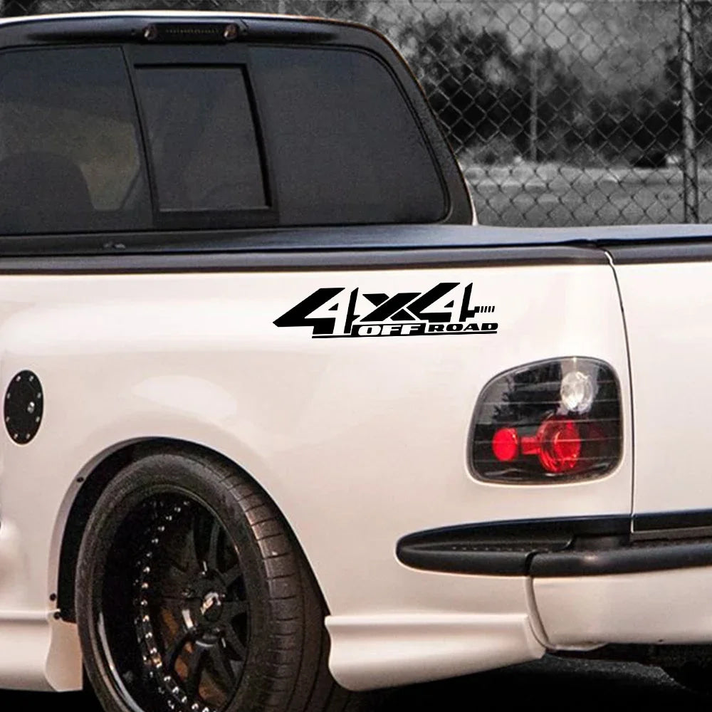 Car 4x4 Off Road Sticker Pickup Truck Vinyl Decor Decal For Isuzu Dmax Ford Ranger F150 Toyota Hilux GMC Sierra Canyon Dodge RAM