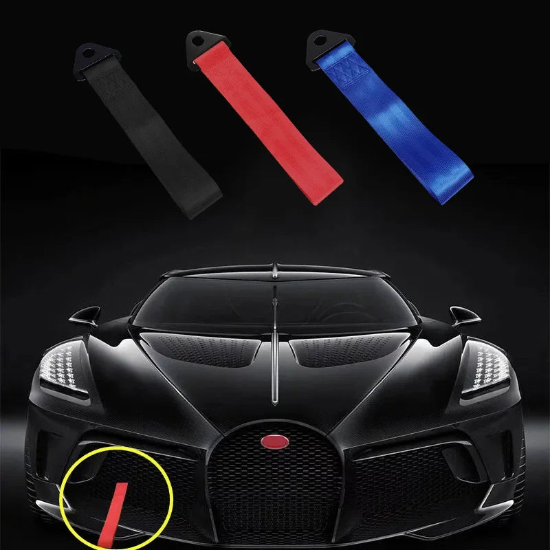 Car Tow Rope Trailer Racing Strap Auto Accessories For Toyota Hilux Aygo Yaris Ractis Corolla Camry CHR Auris Tacoma Cruiser TRD
