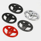 3D ABS Steering Wheel Emblem Cover Logo Badge Sticker for Toyota Corolla RAV4 Prius CHR Yaris Avensis Camry Auris Verso Accessor