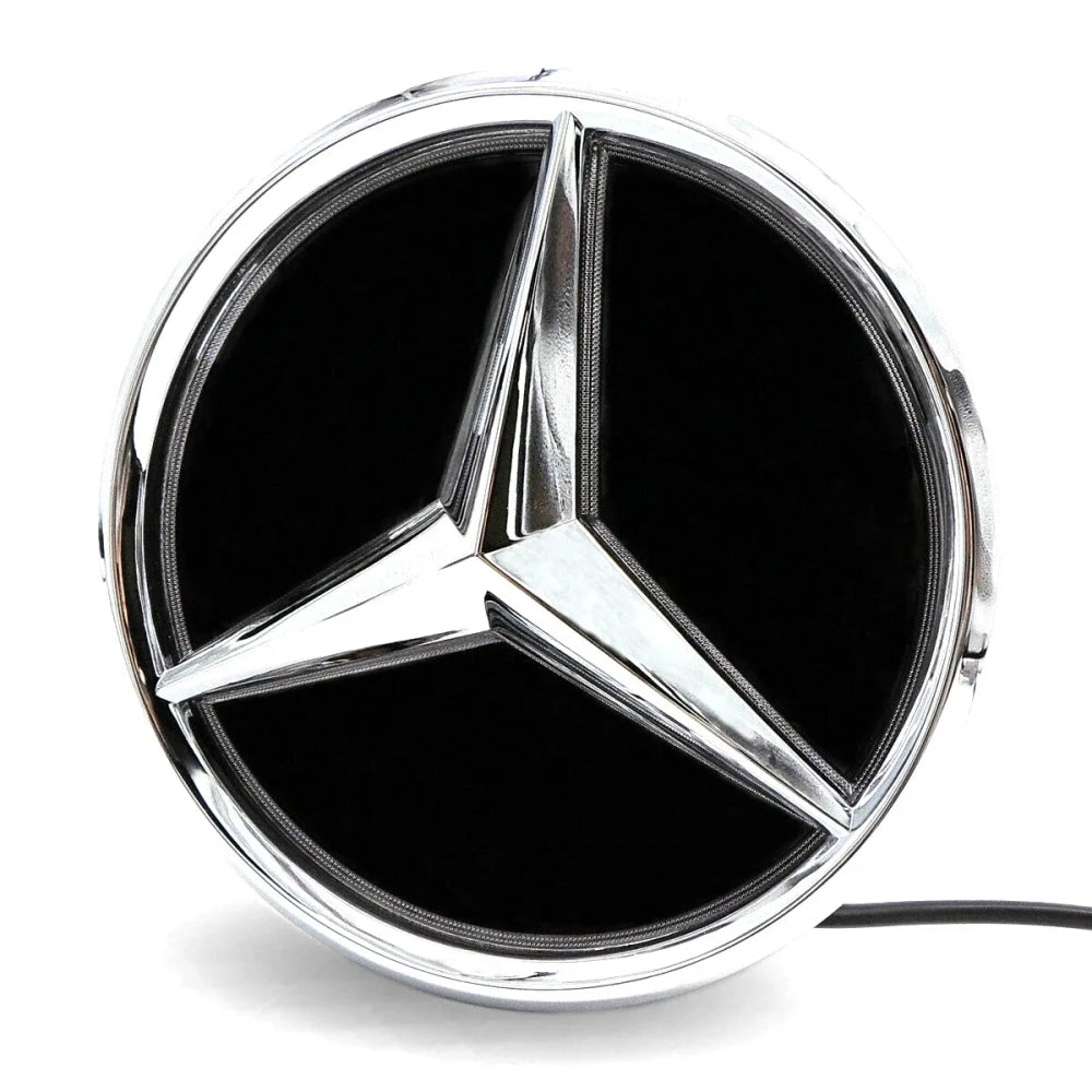 3D Front Grille Star Emblems Logo For Mercedes Benz C W205 A W177 S W217 SL CLA CLS GLA GLB Car Accessories