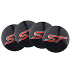 Ford Mustang ST Foose Accessorie 56MM Emblem Car Wheel Center Cap Sticker Decoration for Edge Fusion Shelby Explorer F150 Focus