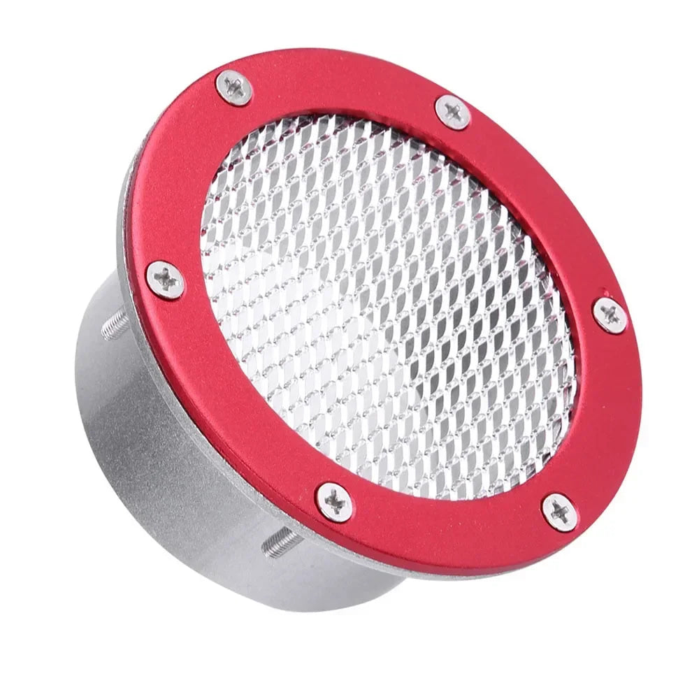 Car Air Vent Racing Intake Bumper Vent Inlet Duct Cold Air Filter Dust Air Duct Grille 3inch Universal  For Benz BMW Audi