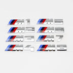 3D ABS Car Fender Trunk Rear Logo Letter Emblem For BMW M Logo M1 M2 M3 M4 M5 E83 F39 F10 F30 F48 M6 M7 M8 Auto Exterior Parts