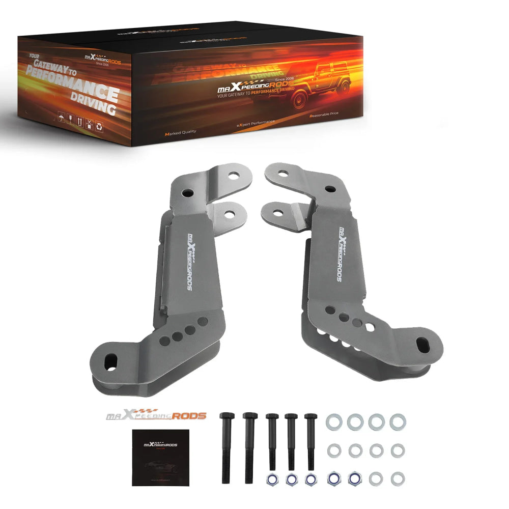 Front Control Arm Bracket 2-4 inch for Jeep Wrangler JK Correction Bracket 2007-2018 New Set