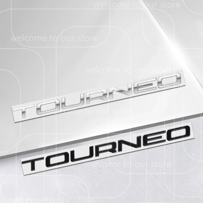 3D For Ford Tourneo Custom Camper Van Car Sticker Zinc Alloy Emblem Body Accessories Styling Metal Rear Trunk Badge Decal
