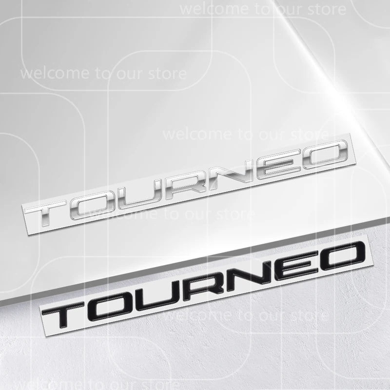3D For Ford Tourneo Custom Camper Van Car Sticker Zinc Alloy Emblem Body Accessories Styling Metal Rear Trunk Badge Decal