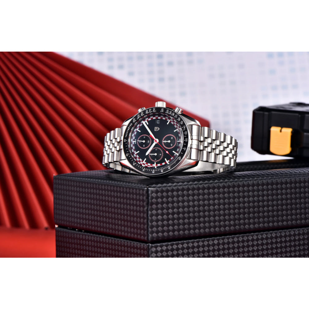PAGANI DESIGN 2026 New Men's Watches Sport Quartz Watch For Men Racing Chronograph Waterproof AR Sapphire crystal Wristwatch Men