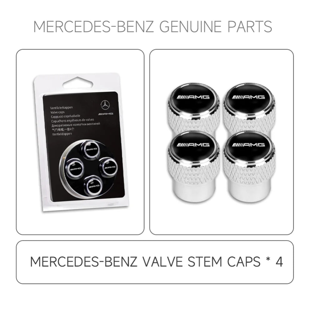 Car Wheel Stem Air Valve Cap Tire Dust Cover for Mercedes Benz W202 W203 W204 W208 W210 Accessories Interior Mouldings XSQMM-BEZ