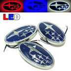 14X7.3cm LED for Subaru STI Forester XV Outback Impreza Legacy WRX BRZ Tribeca Trunk Badge Sticker Light Car Rear Logo Emblem