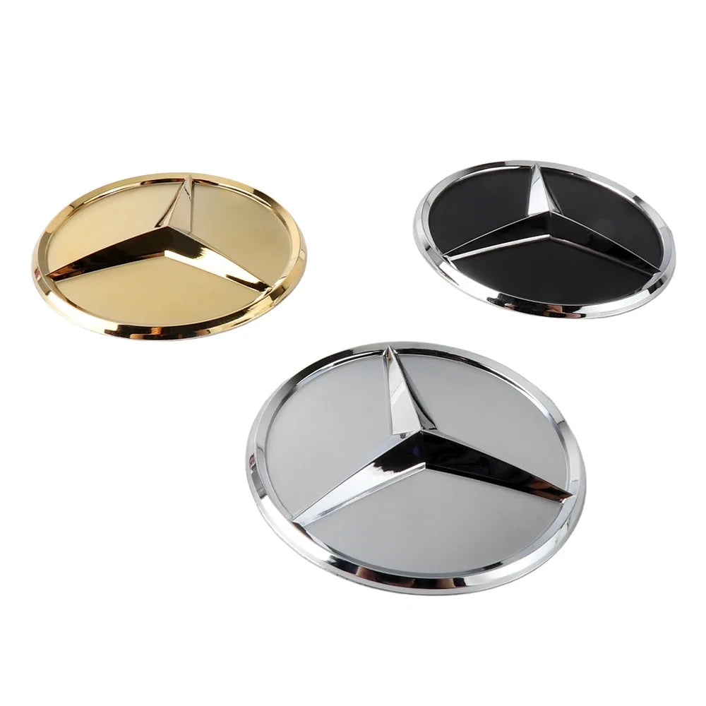 52mm 57mm Car Steering Wheel Badge Sticker Replace Decor For Mercedes Benz B/C/E/S Class A Class C200L GLC GLK FXPT-JS-BENZ