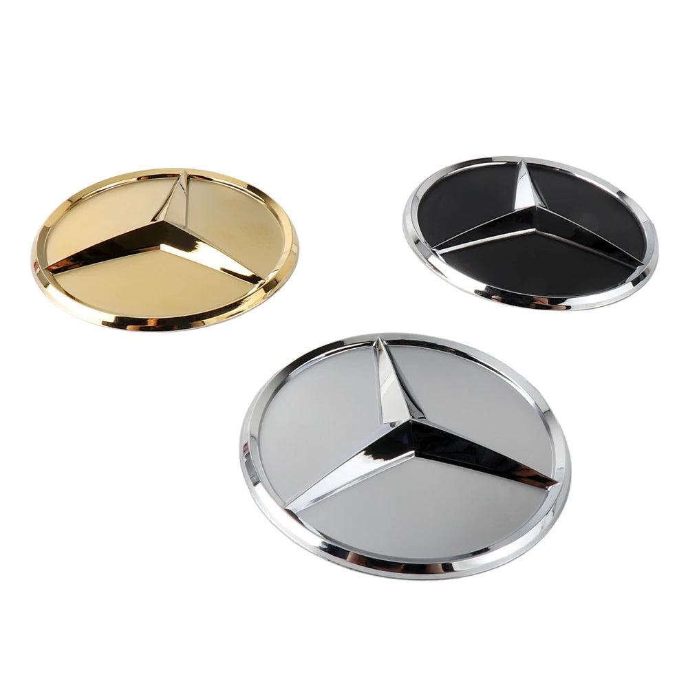 52mm 57mm Car Steering Wheel Badge Sticker Replace Decor For Mercedes Benz B/C/E/S Class A Class C200L GLC GLK FXPT-JS-BENZ
