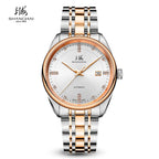 Shanghai Watch Calendar Mechanical Men's Watches 40mm Automatic Watches 316L Stainless Steel 50M Waterproof reloj hombre SH3007