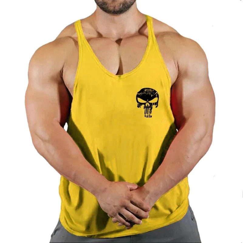 Gym Top Men Shirt Fitness Man Bodybuilding Clothing Men's Clothes Stringer Muscular Vest Singlets Vests Singlet T-shirts Tops