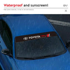 Car Front and Rear Windshield Reflective Stickers Car Styling For Toyota Hilux Aygo Yaris Ractis Corolla Camry CHR Auris Tacoma