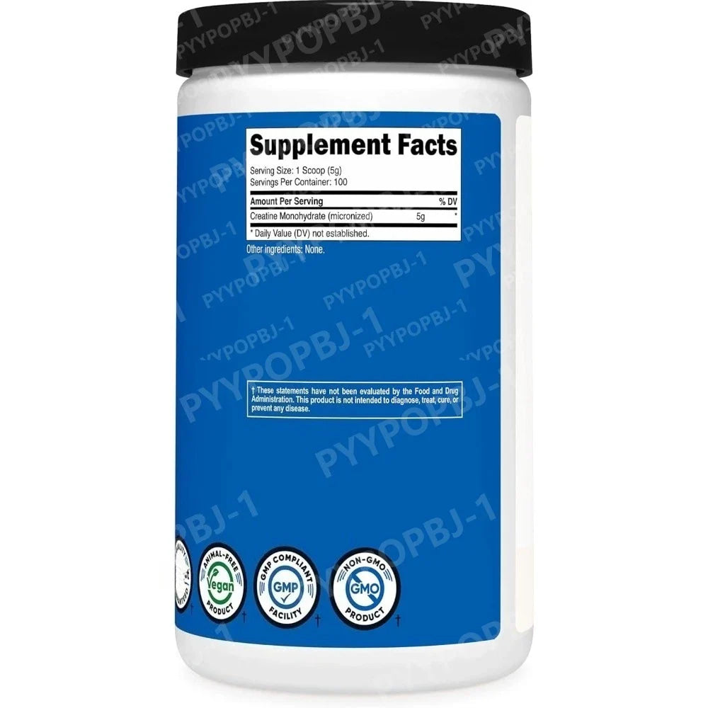 Creatine Monohydrate Micronized Powder 500G 5000mg Per Serving 5g 100 Servings 17.9 Oz