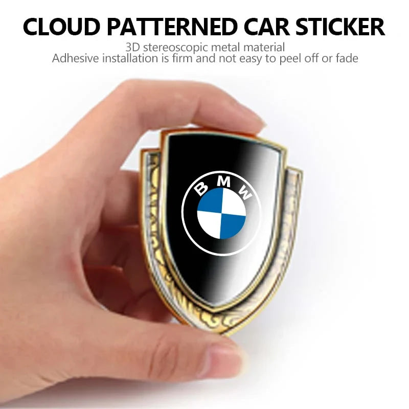 3D Auto Stickers Metal Logo Emblem Sticker Decal Car Styling For BMW M Performance Alpina M3 M5 M6 X1 X3 X4 X5 G20