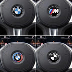4.5cm Car Steering Wheel Center Emblem Sticker Badge For BMW 50th M E46 E90 E87 F30 F20 F10 G20 G30 X1 X3 X5 Interior Logo Decal