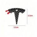 ABS Car Steering Wheel Emblem Sticker Accessories For Tesla SpaceX Model 3 Highland 2023 Model S Model X Model Y Model Y-Eur Roa