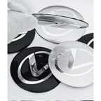 56mm 60mm 65mm Car Wheel Center Emblem Hub Caps Stickers For Lexus RX300 IS200 IS250 ES350 Ct200h UX250h NX300h RX350 ES300h LBX