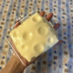 *-*Jumbo Cheese Cube Stress Ball Big Cheese Shapeable Squeeze Ball Non-Bounce Fidget Toy ASMR Sensory Anti-Stress Festival Gift