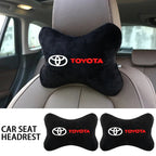 Car exterior annual inspection stickers For Toyota Car Set Car Head Neck Rest Pillow Auto Seat belt Pads Headrest cover