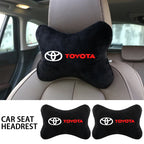 Car exterior annual inspection stickers For Toyota Car Set Car Head Neck Rest Pillow Auto Seat belt Pads Headrest cover