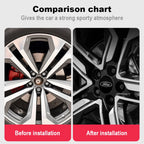 4Pcs 56mm 60mm 54mm Car Wheel Center Hub Cap Rim Cover Stickers For Ford Focus Mondeo Edge Ecosport Ranger Fiesta Fusion Kuga