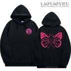 Family Pack Pink Awareness Ribbon Hoodies Survivor Support Winter Collection Spring and Autumn‌ Pink Ribbon Breast Cancer Gifts