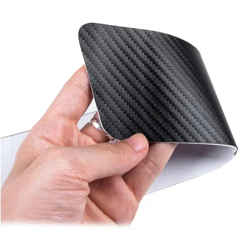 Carbon Fiber Car Door Threshold Tape Sill Protective Stickers Decal for Jeep CHEROKEE Logo Rear Trunk Bumper Scratch Guard Trim