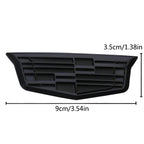 Car C-Pillar Rear Trunk Decorative Emblem Sticker, Anti-scratch Exterior Accessory for Cadillac XT5 CT4 ATSL XTS SRX Escalade