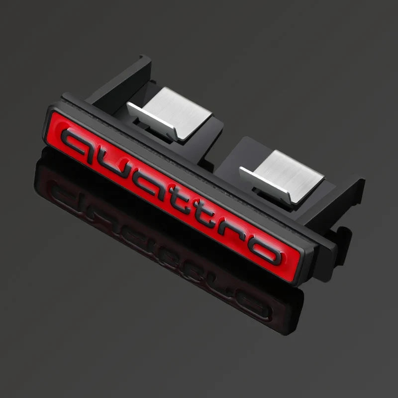 NEW Audi Sline Metal Logo Car Sticker Aluminum Emblem For Audi S Line Quattro A1 A3 A4 A5 A6 A7 A8 Q2 Q3 Q5 Q6 Q7 Q8 Accessories
