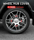 4PCS 147mm C-1028 17028 Car Styling Wheel Center Cap Hub Covers Badge Car Accessories For Mercedes Benz AMG G350 G500 G63 G65