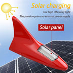 Universal LED Car Roof Top Mount Shark Fin Aerial Antenna Auto Radio AM FM Antenna Decoration Signal Amplifier for Car SUV