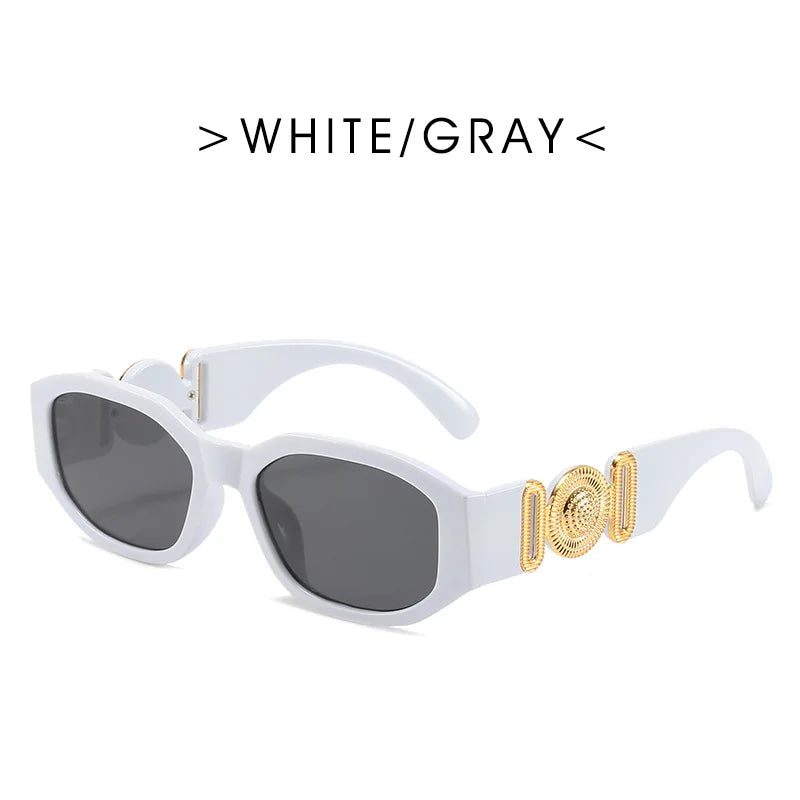 Vintage Square Luxury Small Frame Sunglasses Men Women Rectangle Brand Design Fashion Square Sun Glasses Shades Vintage Glasses
