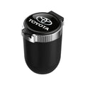 Car interior sticker Automotive LED ashtray garbage storage cup For Toyota Hilux Crown TRD chr Corolla Camry rav4 Yaris