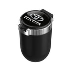 Car interior sticker Automotive LED ashtray garbage storage cup For Toyota Hilux Crown TRD chr Corolla Camry rav4 Yaris