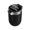 Car interior sticker Automotive LED ashtray garbage storage cup For Toyota Hilux Crown TRD chr Corolla Camry rav4 Yaris