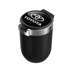 Car interior sticker Automotive LED ashtray garbage storage cup For Toyota Hilux Crown TRD chr Corolla Camry rav4 Yaris