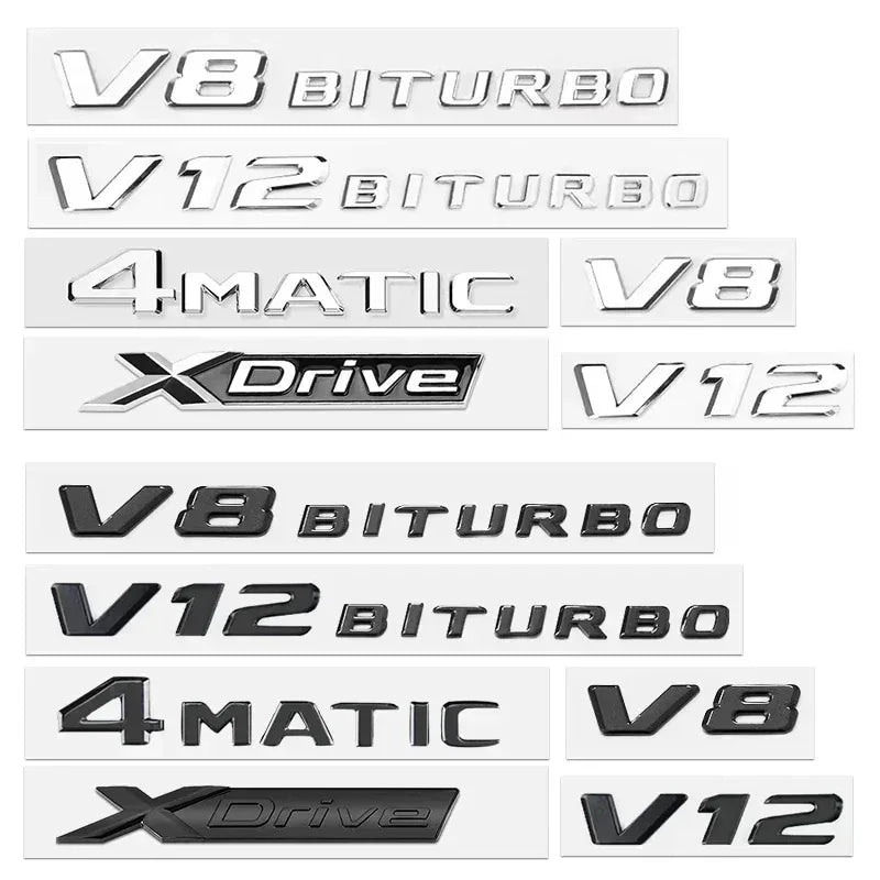 ABS logo glossy black car sticker badge sticker body luggage decoration BMW M logo 420i 428i 425d 435d 630i 650i 630d 640d 650d