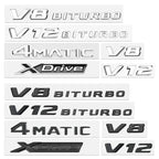 ABS logo glossy black car sticker badge sticker body luggage decoration BMW M logo 420i 428i 425d 435d 630i 650i 630d 640d 650d
