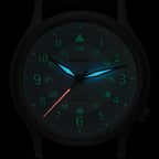 BERNY Titanium Watches for Men Classic Mens Field Watch Easy Read Outdoor Quartz Wristwatch Super Luminous Sapphire 5ATM