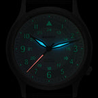 BERNY Titanium Watches for Men Classic Mens Field Watch Easy Read Outdoor Quartz Wristwatch Super Luminous Sapphire 5ATM