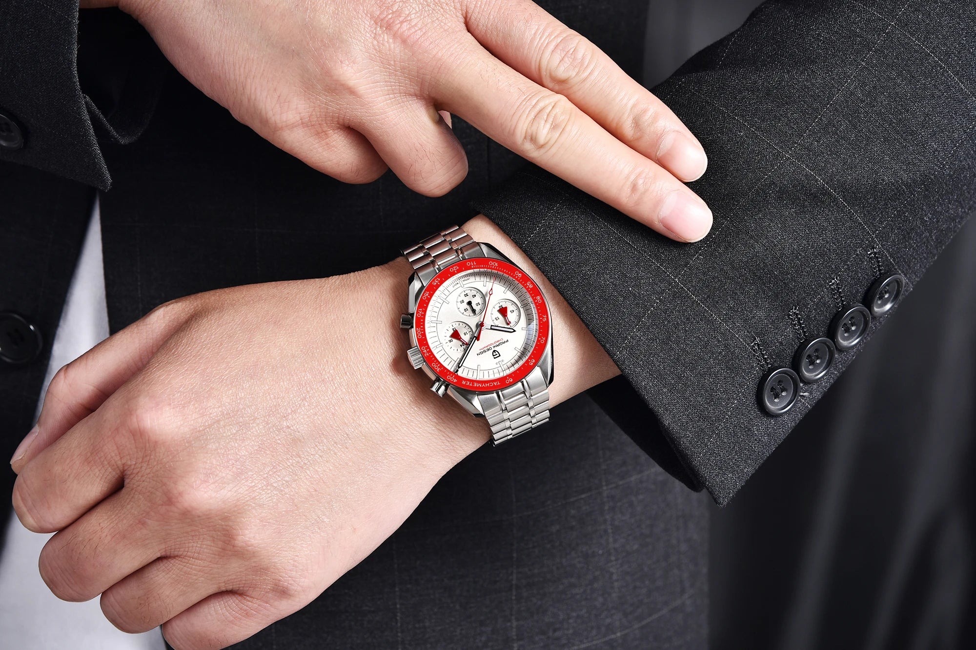 2025 New PAGANI DESIGN AK Project Mars Men's Watches Luxury Quartz Watch Men AR Sapphire Speed Sport Chronograph Automatic Date