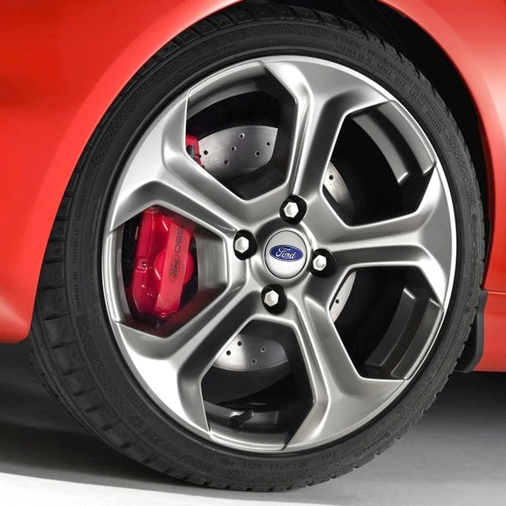 4PCS 56/60mm Car Wheel Hub Caps Badge Covers Auto Accessories For Ford Focus Fiesta Mustang Mondeo Smax Ranger Kuga ST Shelby