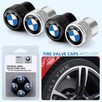 QMM-8685 Car Aluminum Wheel Tire Valve Stem Caps Airtight Covers For BMW M 50th Anniversary Celebration E46 E90 E60 F30 E39 E36