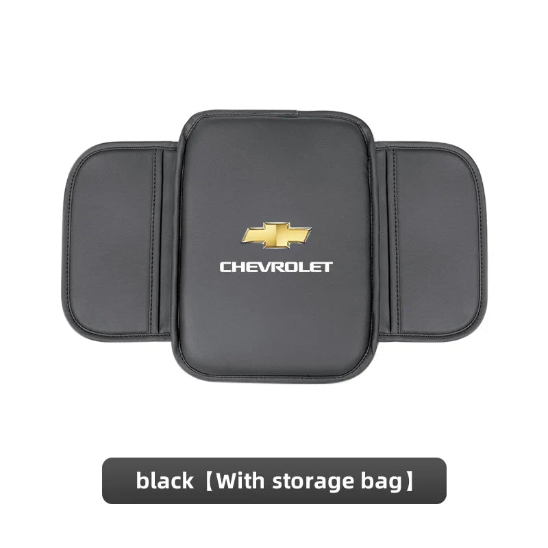 Leather Car Armrest Box Pad Auto Armrest Mat High Quality Accessorie For Chevrolet Camaro Colorado Cobalt Beat Groove Volt Trax